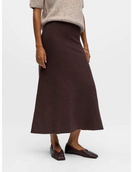OBJREYNARD HW LONG SKATER SKIRT