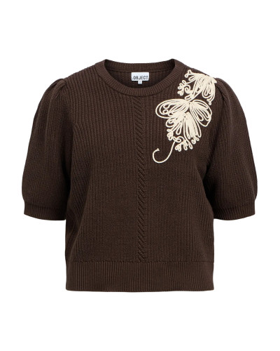 OBJSTAR SS RE KNIT PULLOVER 2