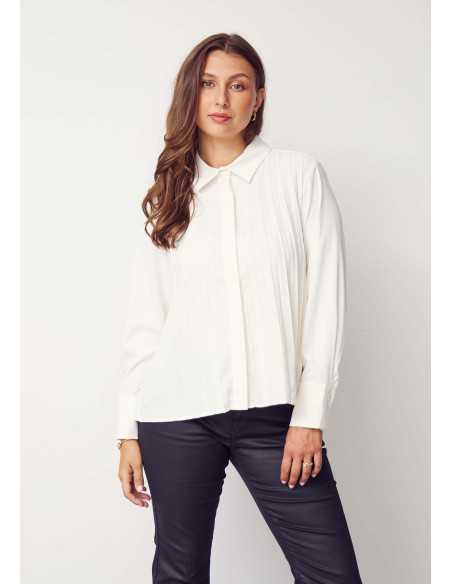 ISAY FRIDA PLEAT SHIRT