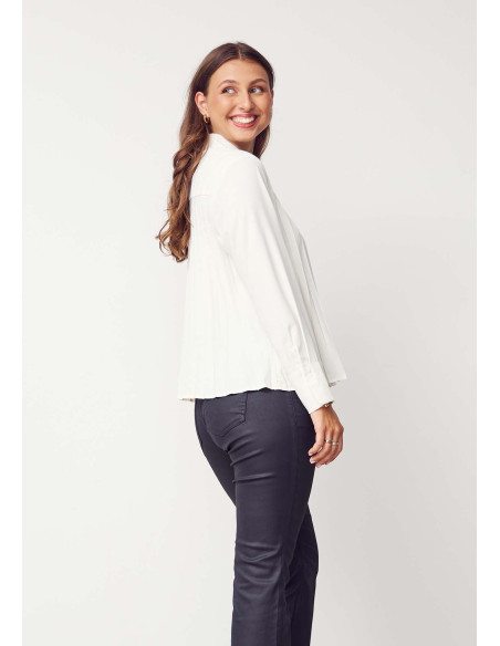 ISAY FRIDA PLEAT SHIRT