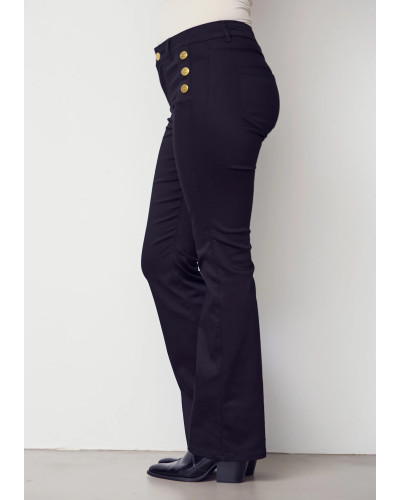 ISAY LIDO BUTTON LONG JEANS 2