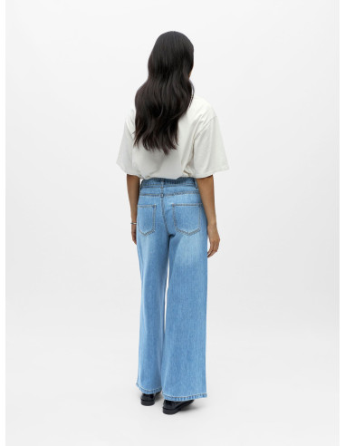 OBJROSIE MW WIDE JEANS NOOS