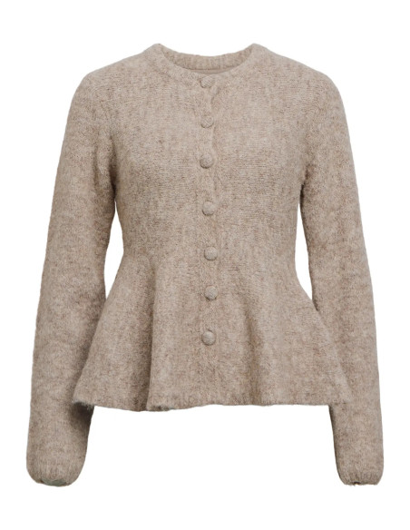 OBJSAGGIA  LS PEPULM KNIT CARDIGAN