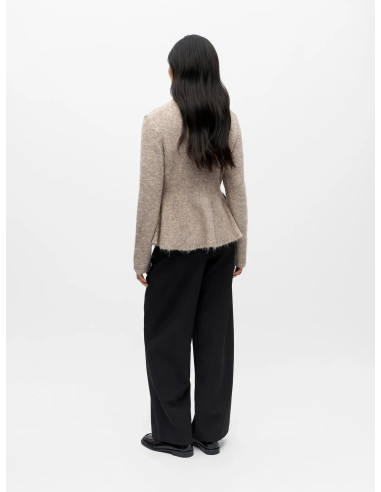 OBJSAGGIA  LS PEPULM KNIT CARDIGAN
