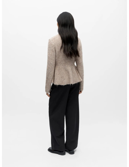OBJSAGGIA  LS PEPULM KNIT CARDIGAN