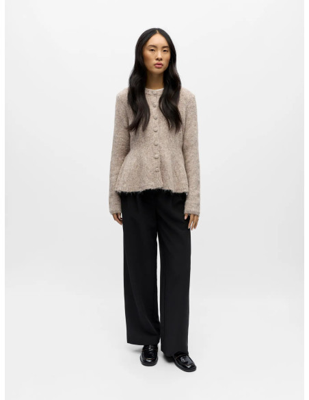 OBJSAGGIA  LS PEPULM KNIT CARDIGAN