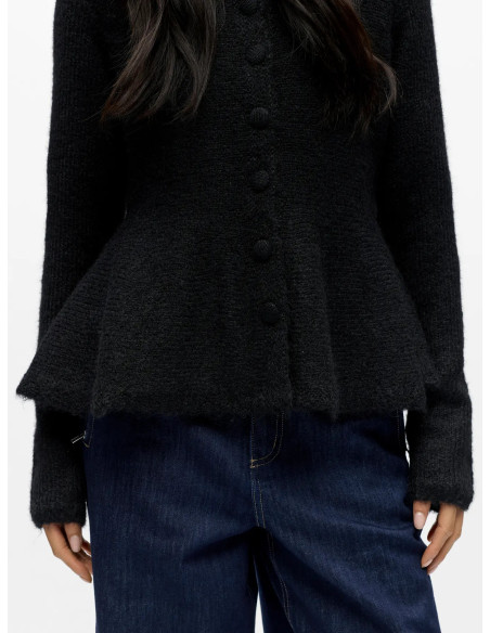 OBJSAGGIA  LS PEPULM KNIT CARDIGAN