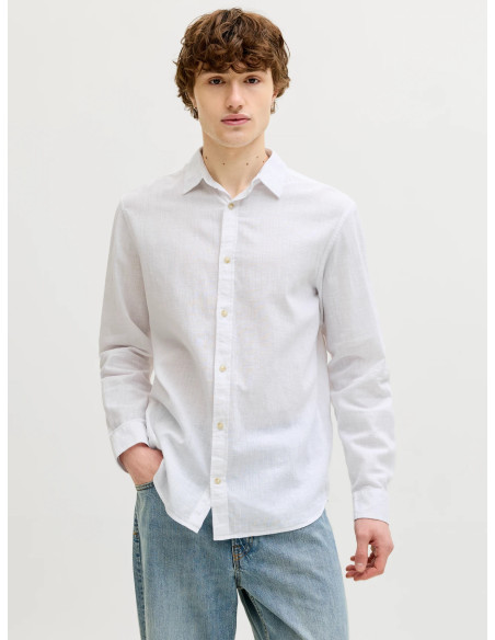 JJSUMMER LINEN BLEND SHIRT LS