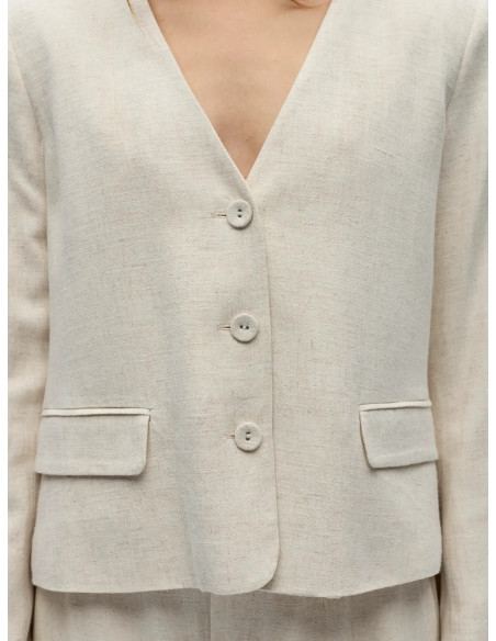 OBJSANNE V-NECK BLAZER