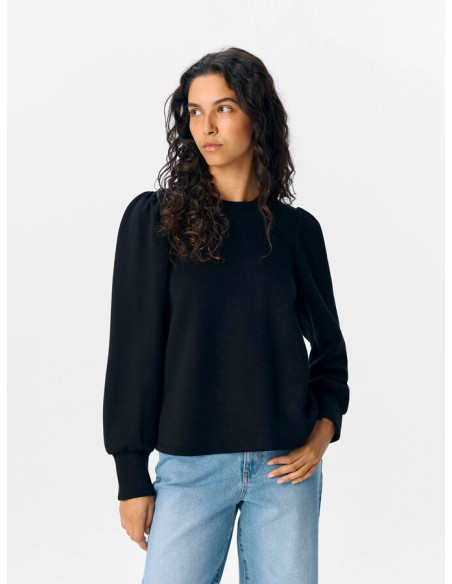 OBJANDREA LS O-NECK TOP