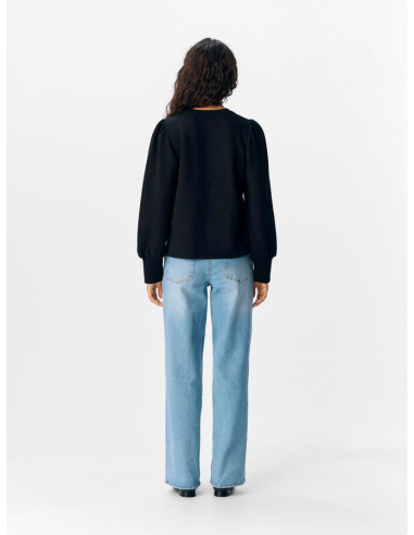 OBJANDREA LS O-NECK TOP