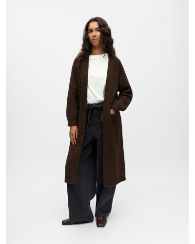 OBJMILU LS LO LONG KNIT CARDIGAN 2