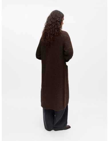 OBJMILU LS LO LONG KNIT CARDIGAN
