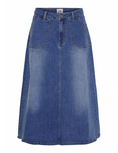 ISAY CARPI DENIM SKIRT
