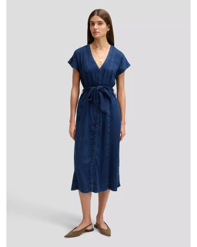 LEE BELTED MIDI DRESS