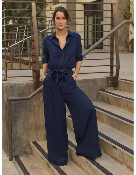 LEE PLATED WIDE LEG