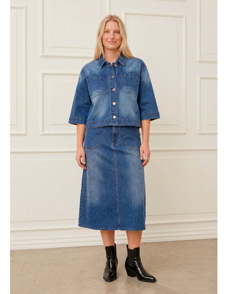 ISAY CARPI DENIM JACKET