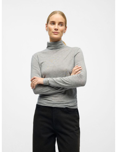OBJZOFIA LS ROLLNECK TOP