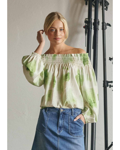 ISAY ANE STRETCH BLOUSE