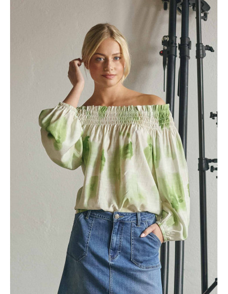 ISAY ANE STRETCH BLOUSE