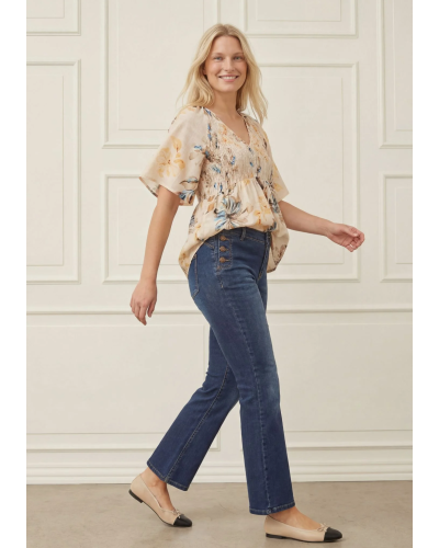 ISAY MARGO PRINTED BLOUSE