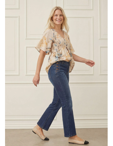 ISAY MARGO PRINTED BLOUSE