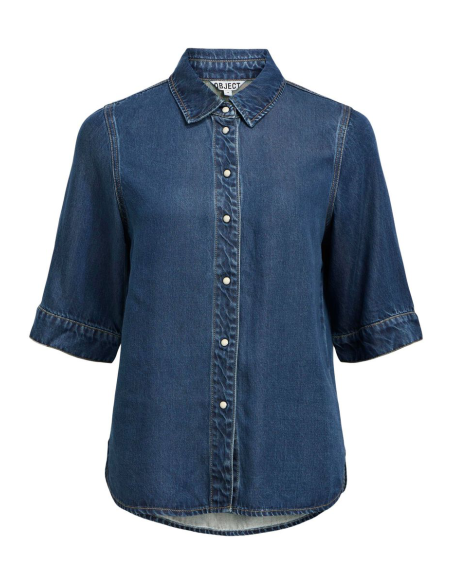 OBJFRAME RE DENIM TOP