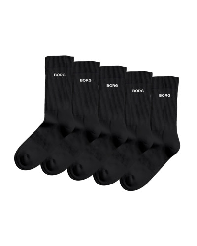 BORG ESSENTIAL CREW SOCKS 5-PACK