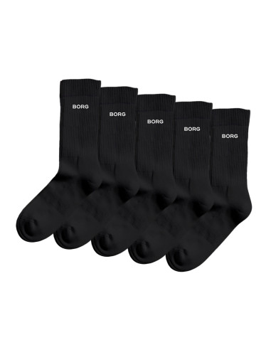 BORG ESSENTIAL CREW SOCKS 5-PACK