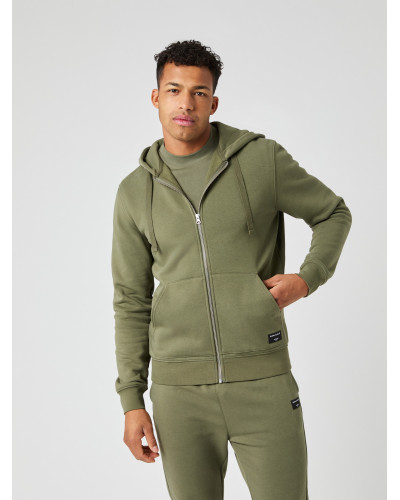 BORG CENTRE ZIP HOODIE 2