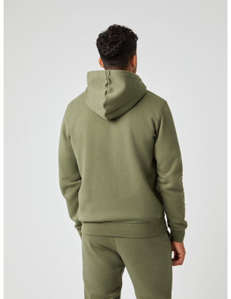 BORG CENTRE ZIP HOODIE