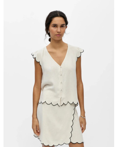 OBJSANNE V-NECK TOP