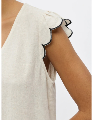 OBJSANNE V-NECK TOP