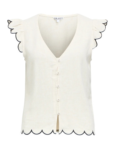 OBJSANNE V-NECK TOP