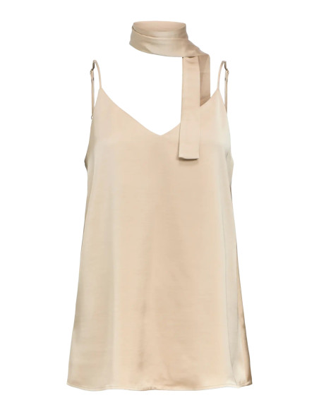 OBJCHILLI LO SINGLET V-NECK TOP