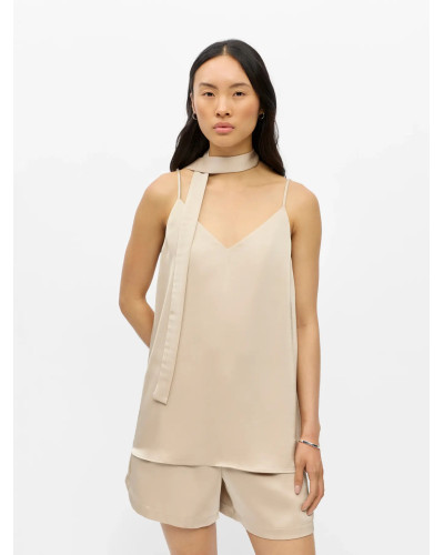OBJCHILLI LO SINGLET V-NECK TOP