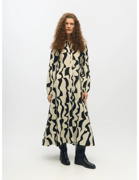 OBJJACIRA LONG SHIRT DRESS