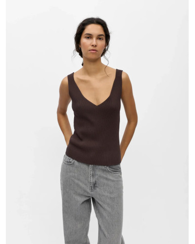 OBJKUNI TESS SINGLET KNIT TOP