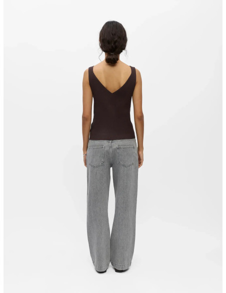 OBJKUNI TESS SINGLET KNIT TOP