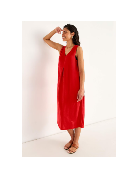 CELLBES ETNA PLEAT DRESS