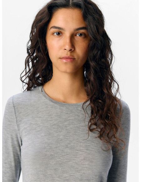OBJZOFIA SLI LS O-NECK TOP