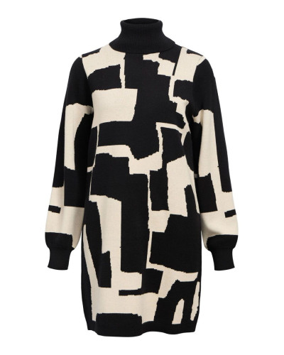 OBJRAY LS ROLLNECK DRESS