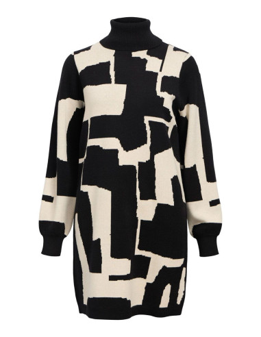 OBJRAY LS ROLLNECK DRESS