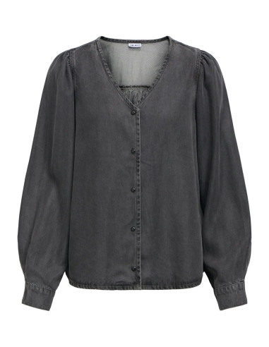 OBJFRAME RE LS V-NECK TOP