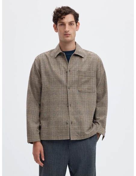 SLHRLXSVEND CHECK WOOL BLEND