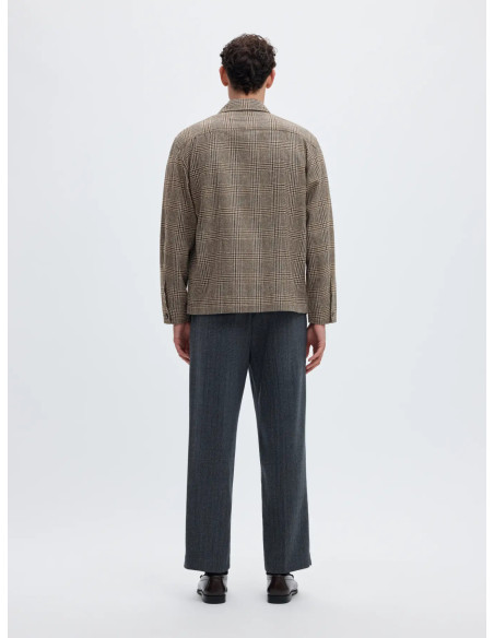 SLHRLXSVEND CHECK WOOL BLEND