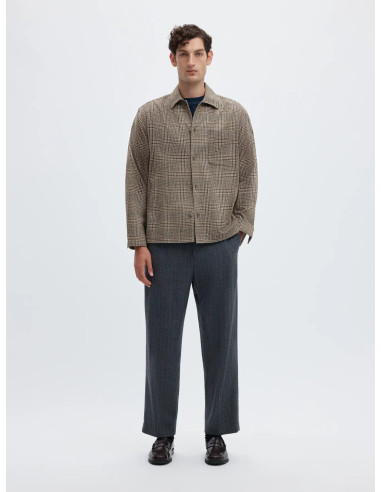 SLHRLXSVEND CHECK WOOL BLEND