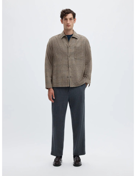 SLHRLXSVEND CHECK WOOL BLEND