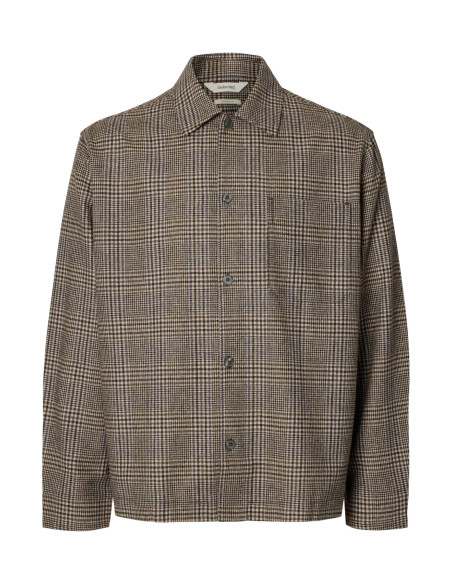 SLHRLXSVEND CHECK WOOL BLEND