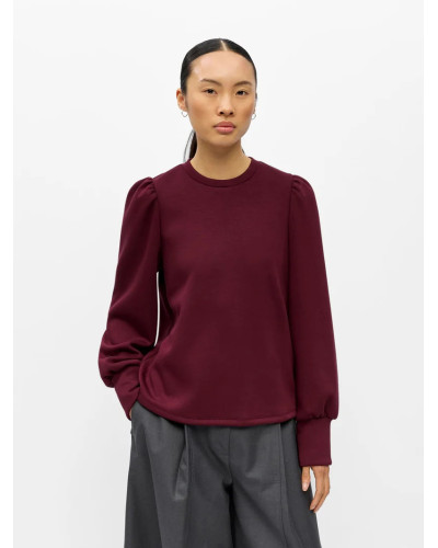 OBJANDREA RE LS O-NECK TOP